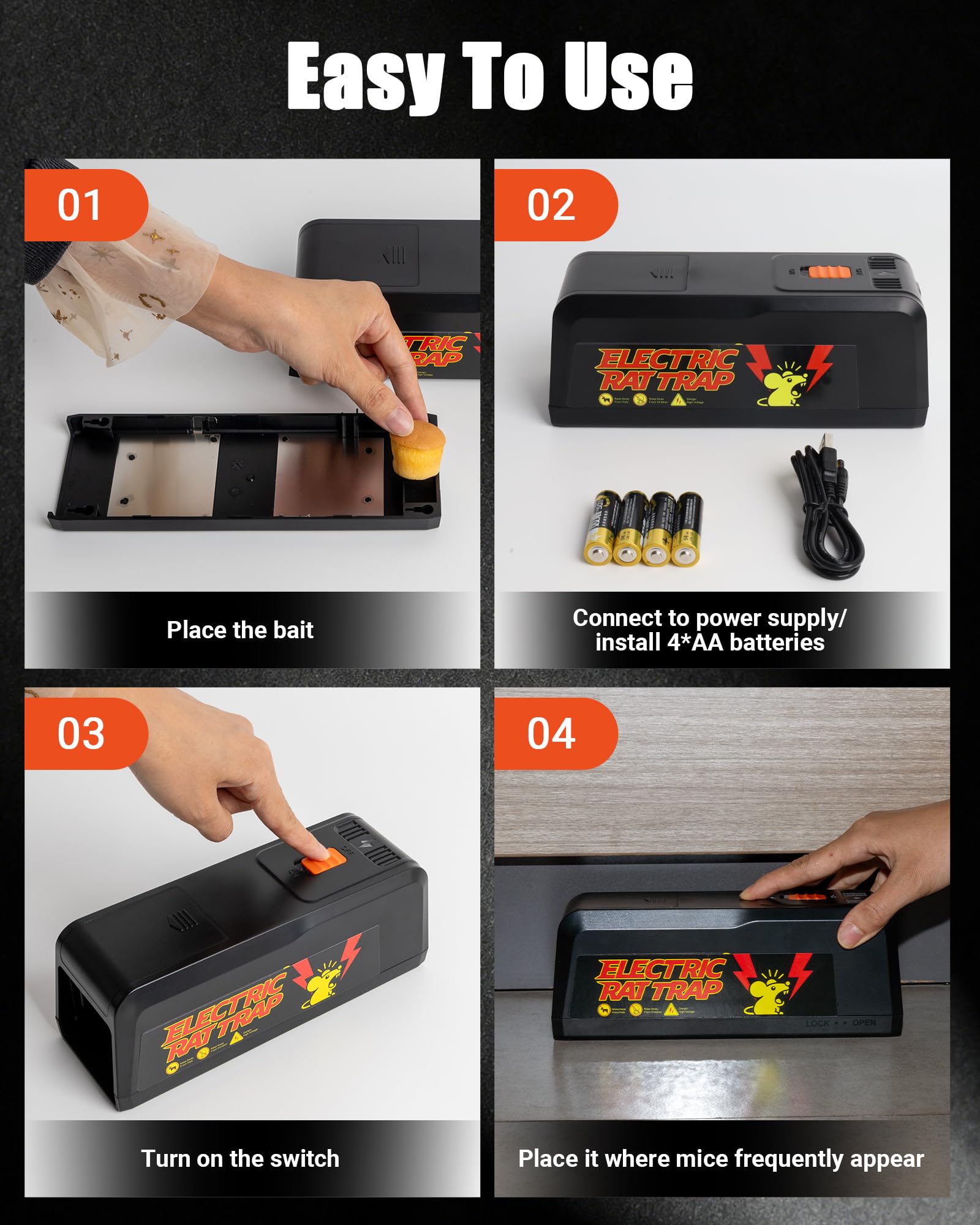 G-Jyuncyou Electric Rat Trap in garage setting