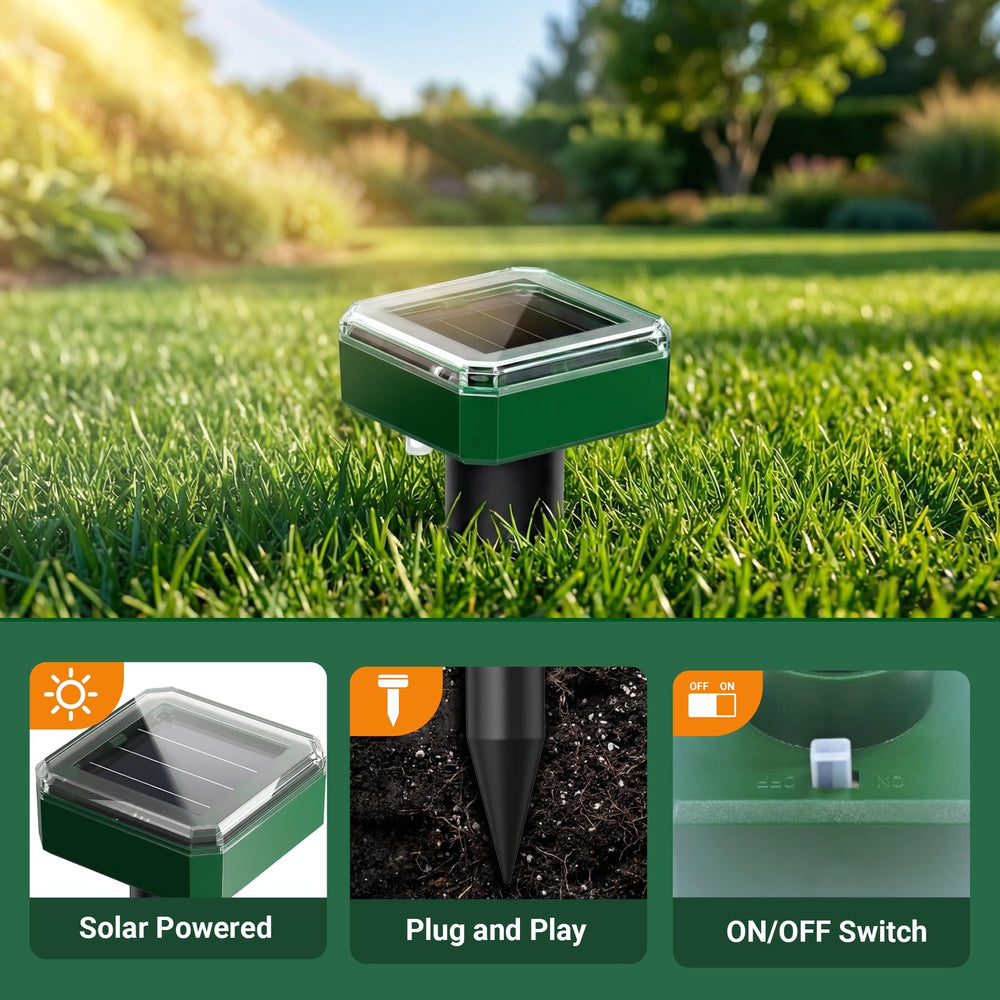 G-Jyuncyou Solar Mole Repellent Pack of 8