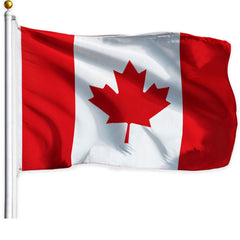 G128 Canada Flag 3x5 ft front view with vibrant colours