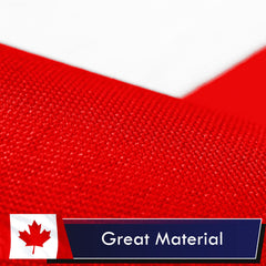 G128 Canada Flag displayed outdoors on a flagpole