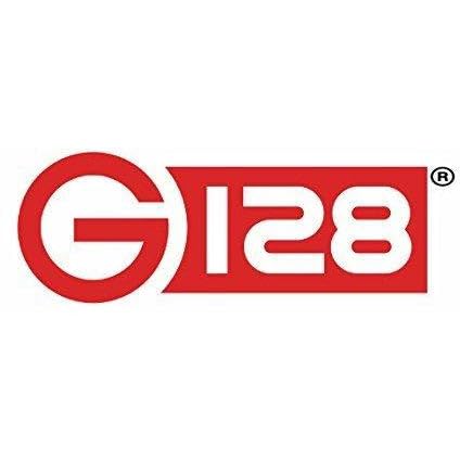 G128 Spain Flag in a garden setting