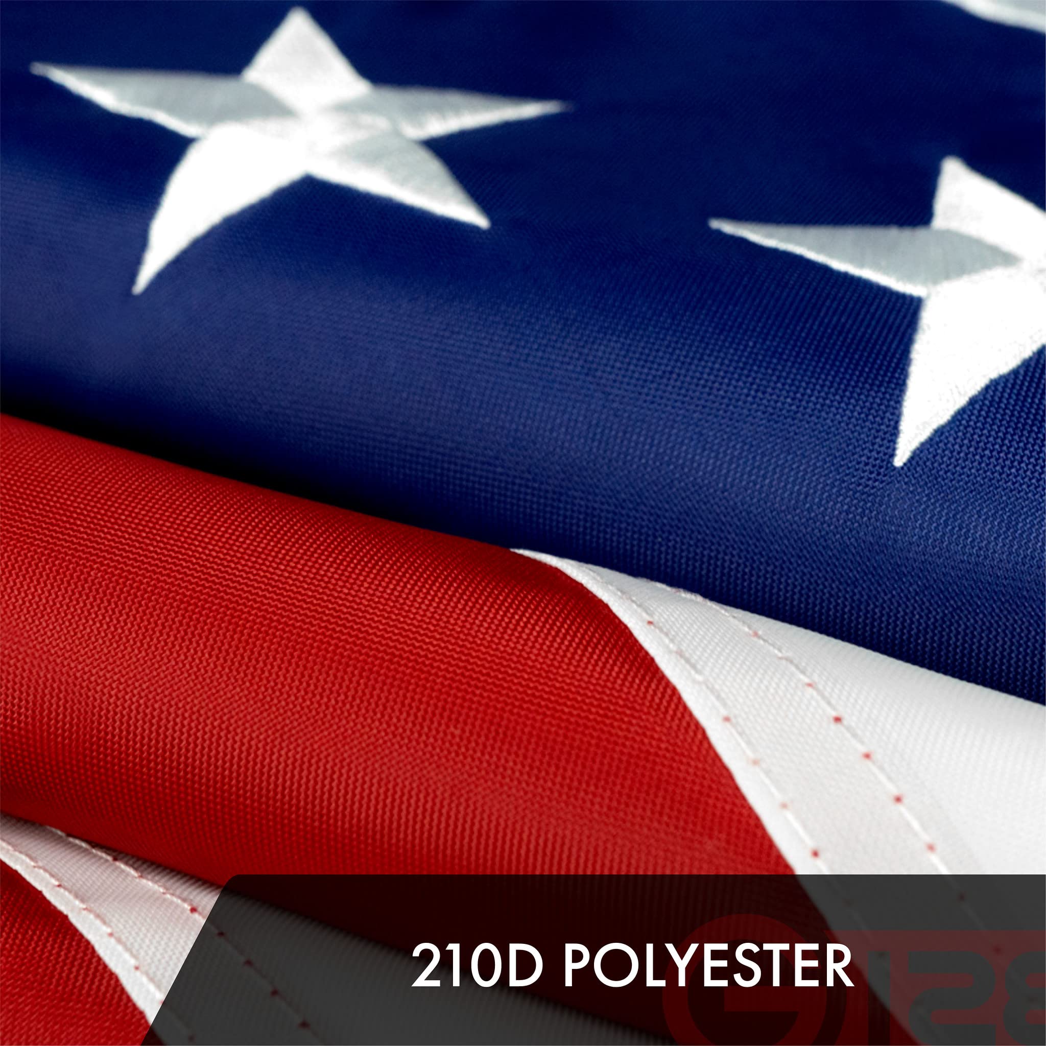 G128 USA Flag folded showing vibrant colours