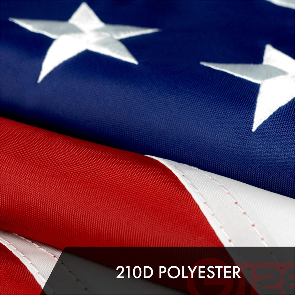 G128 USA Flag folded showing vibrant colours