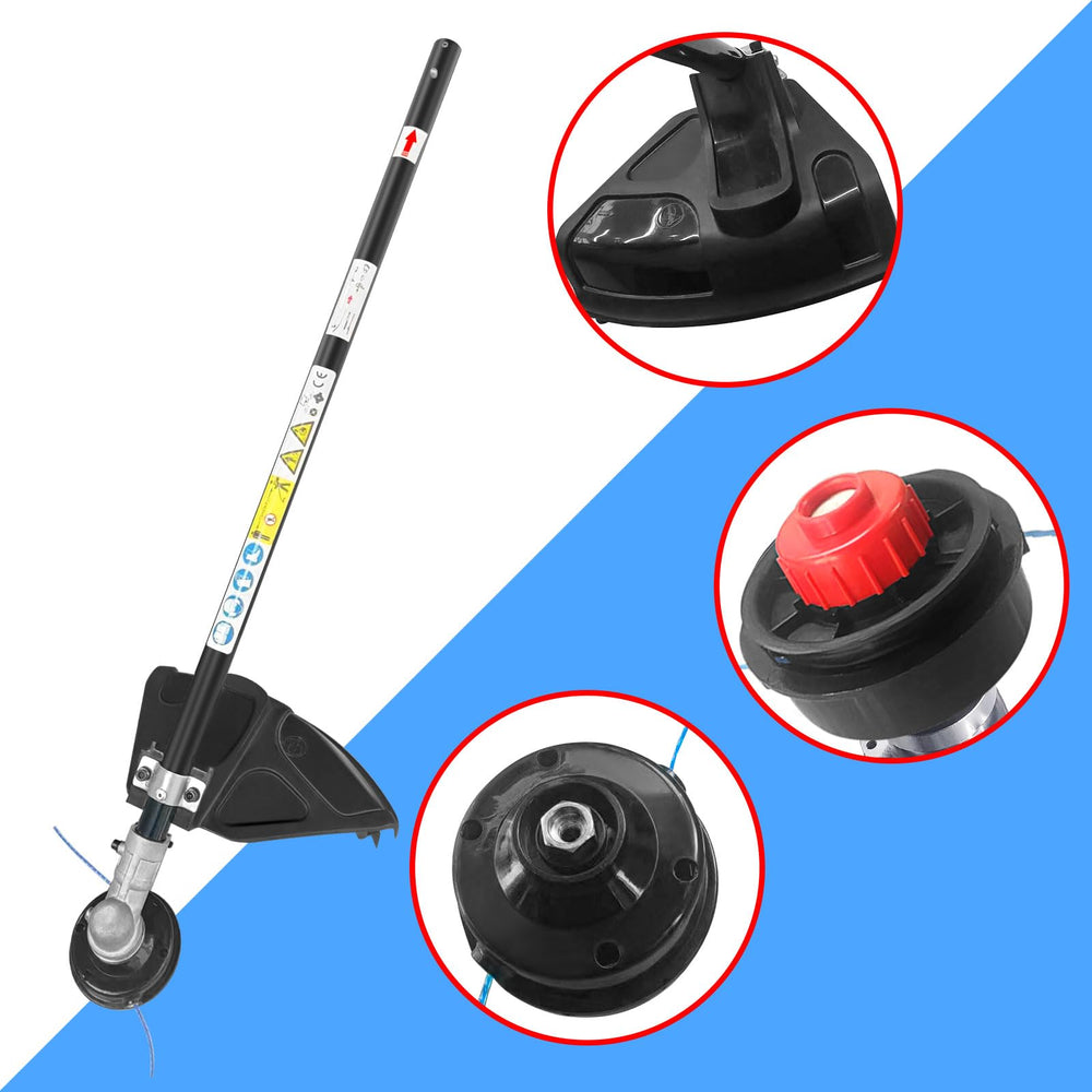 Gabasinover Trimmer Attachment installed on a trimmer