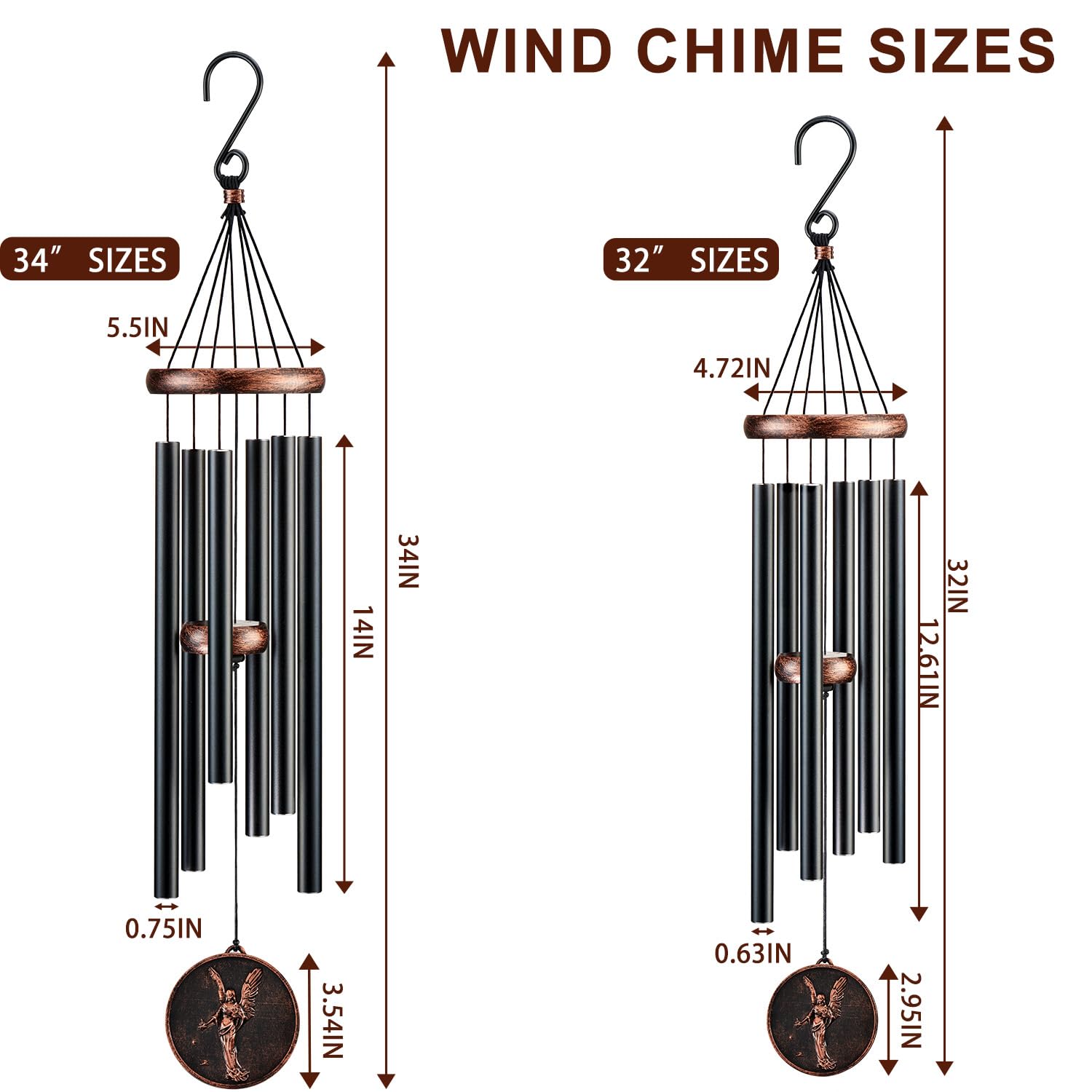 Gabzart wind chimes in a porch setting with flowers