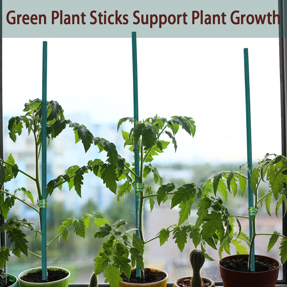 GAGINANG Bamboo Plant Stakes in garden support plants