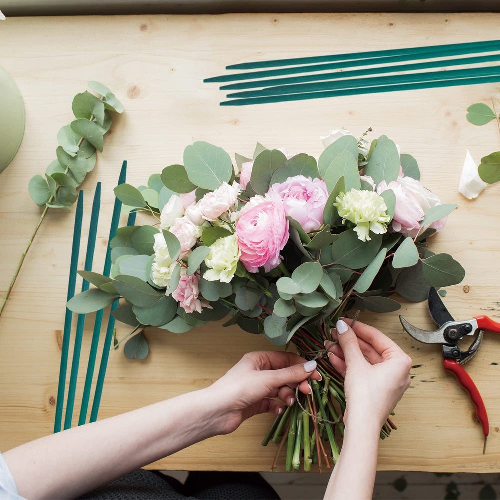 GAGINANG green bamboo stakes with pointed ends for easy planting