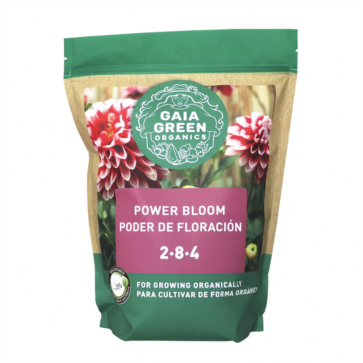 Gaia Green Power Bloom Organic Fertilizer 2 KG packaging front view