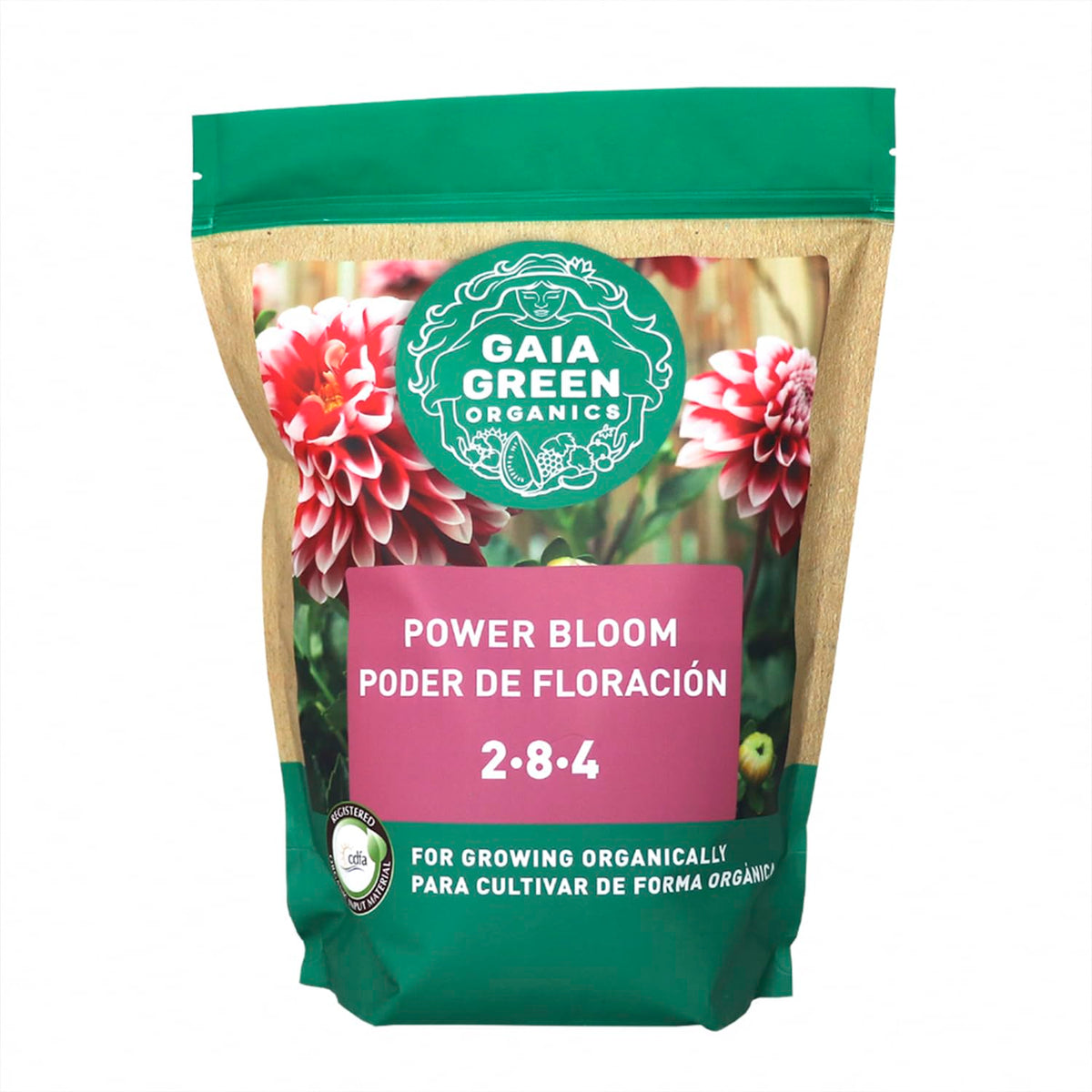 Gaia Green Power Bloom Organic Fertilizer 2 KG packaging front view