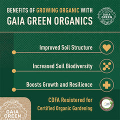 Gaia Green Power Bloom Organic Fertilizer application on plants