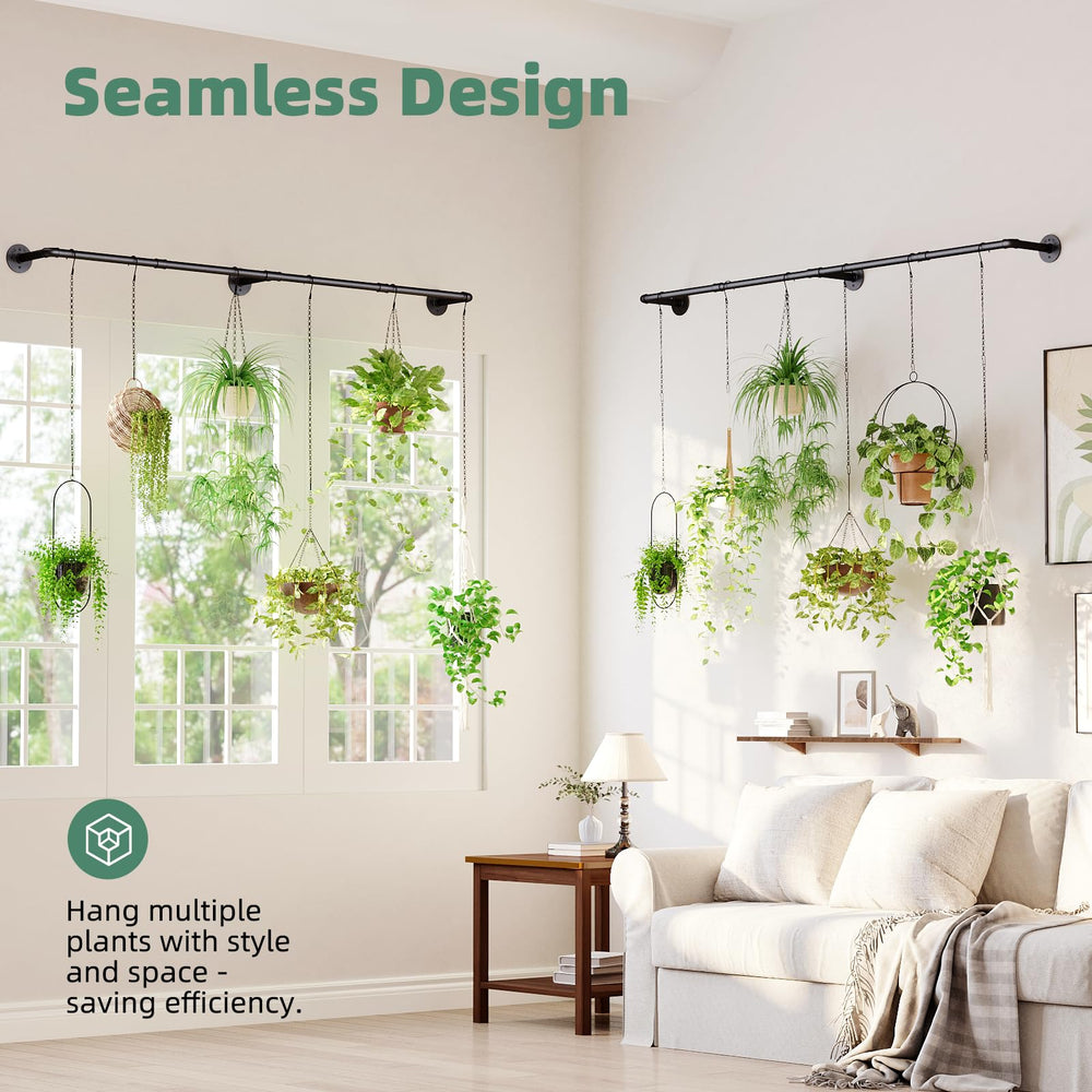 Galood Hanging Planters installation setup on a wall
