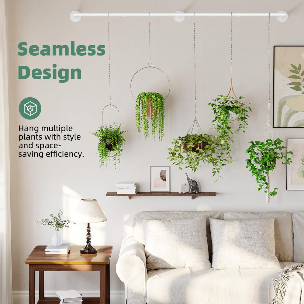 Galood Plant Hanger with 6 chains displaying multiple plants