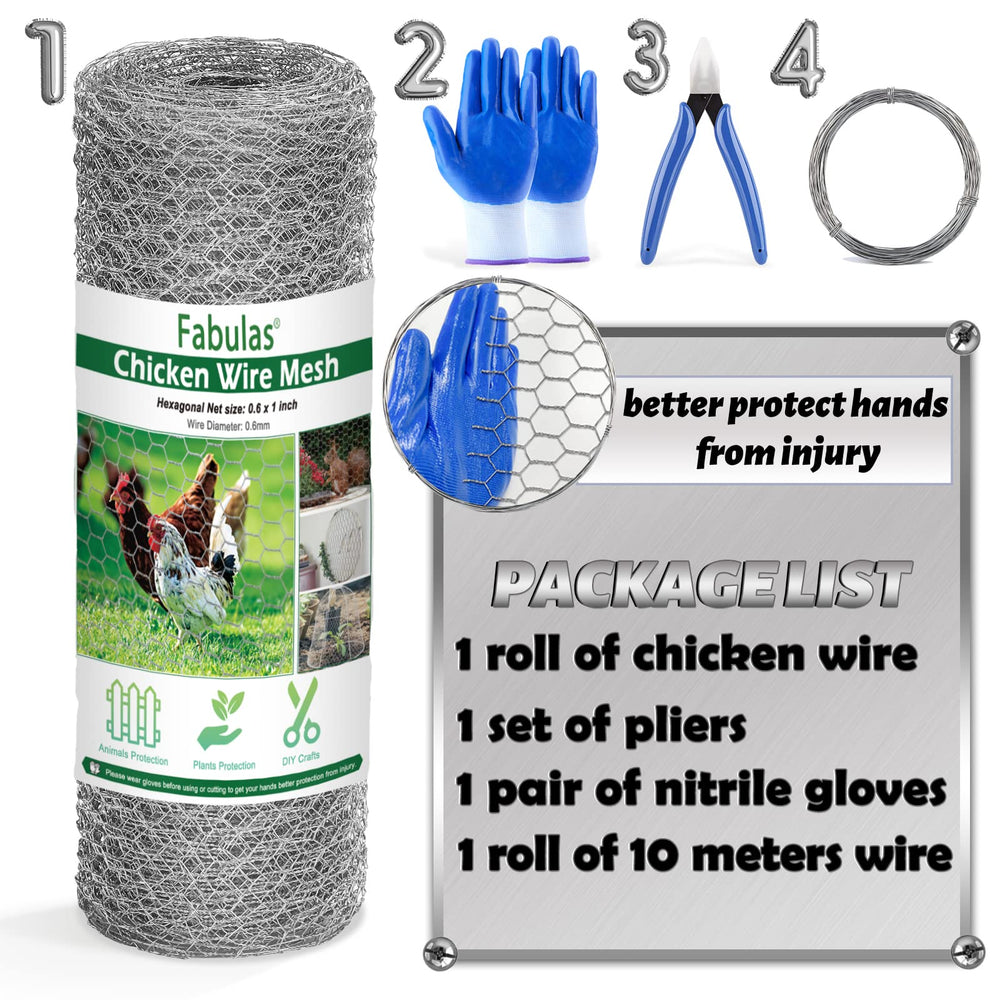 Galvanized Chicken Wire Fencing roll side view