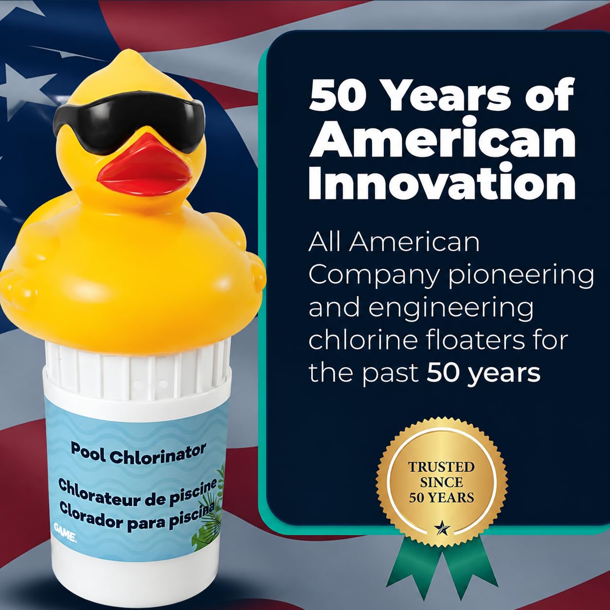 GAME Derby Duck Chlorinator packaging and instructions