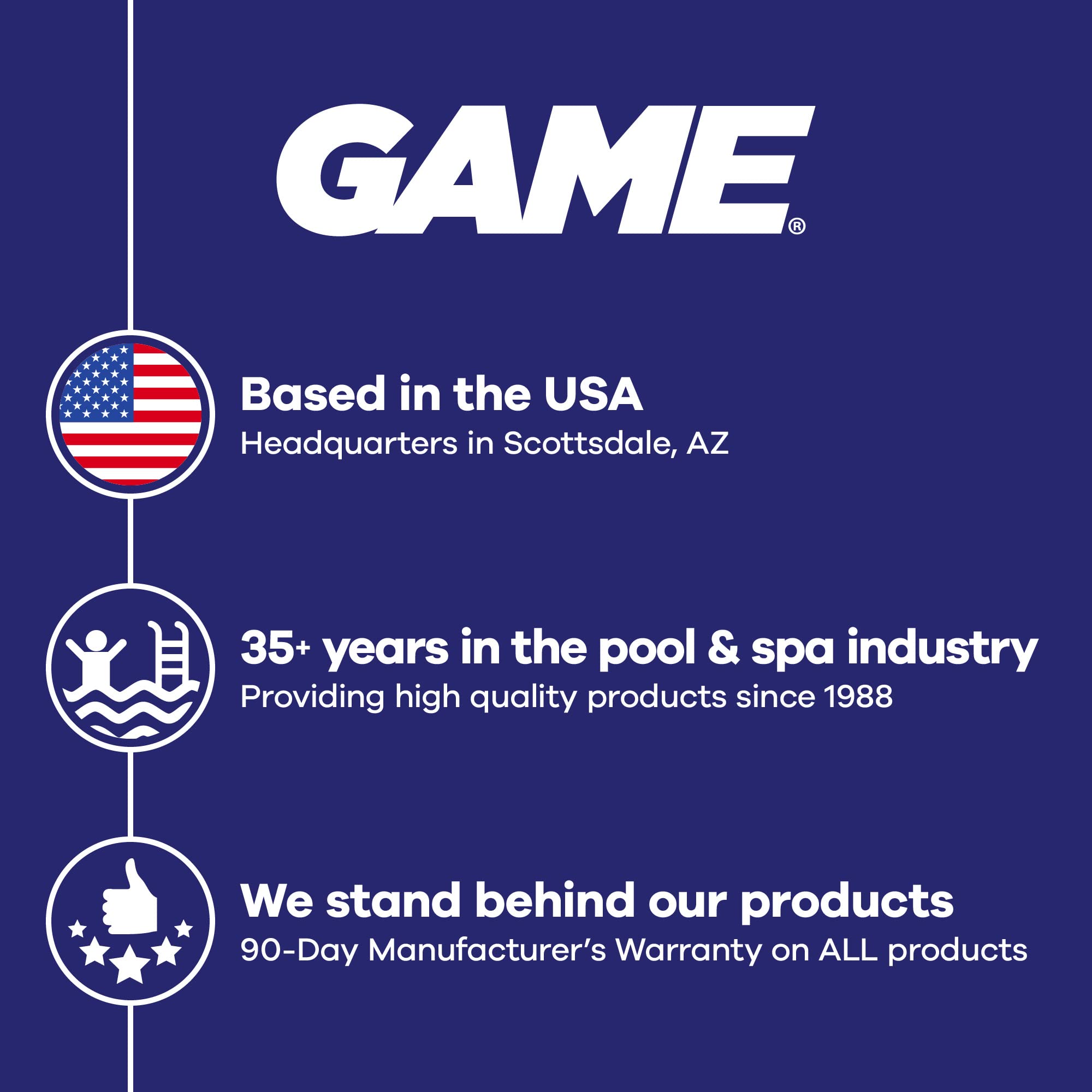 GAME Plunger Valve packaging and dimensions