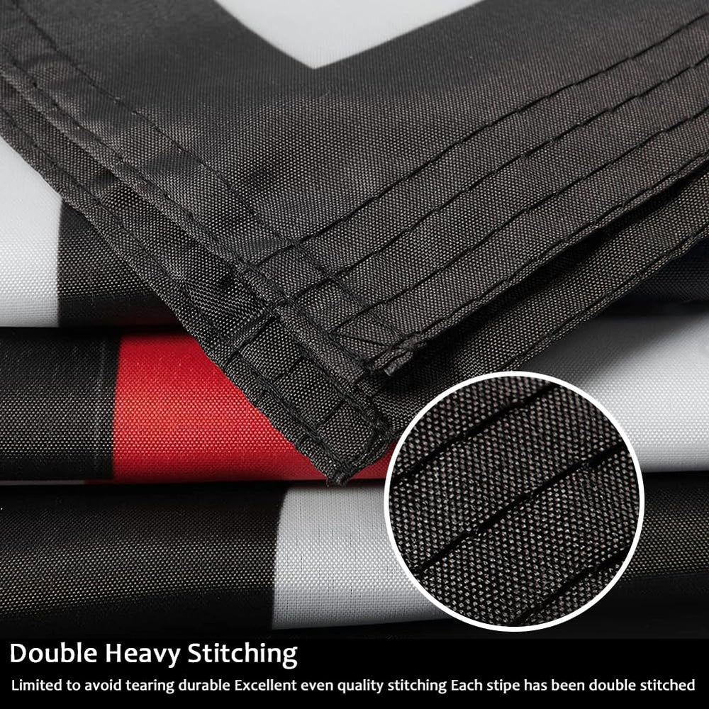 Gamiu Trump Flag material detail showing heavy-duty polyester