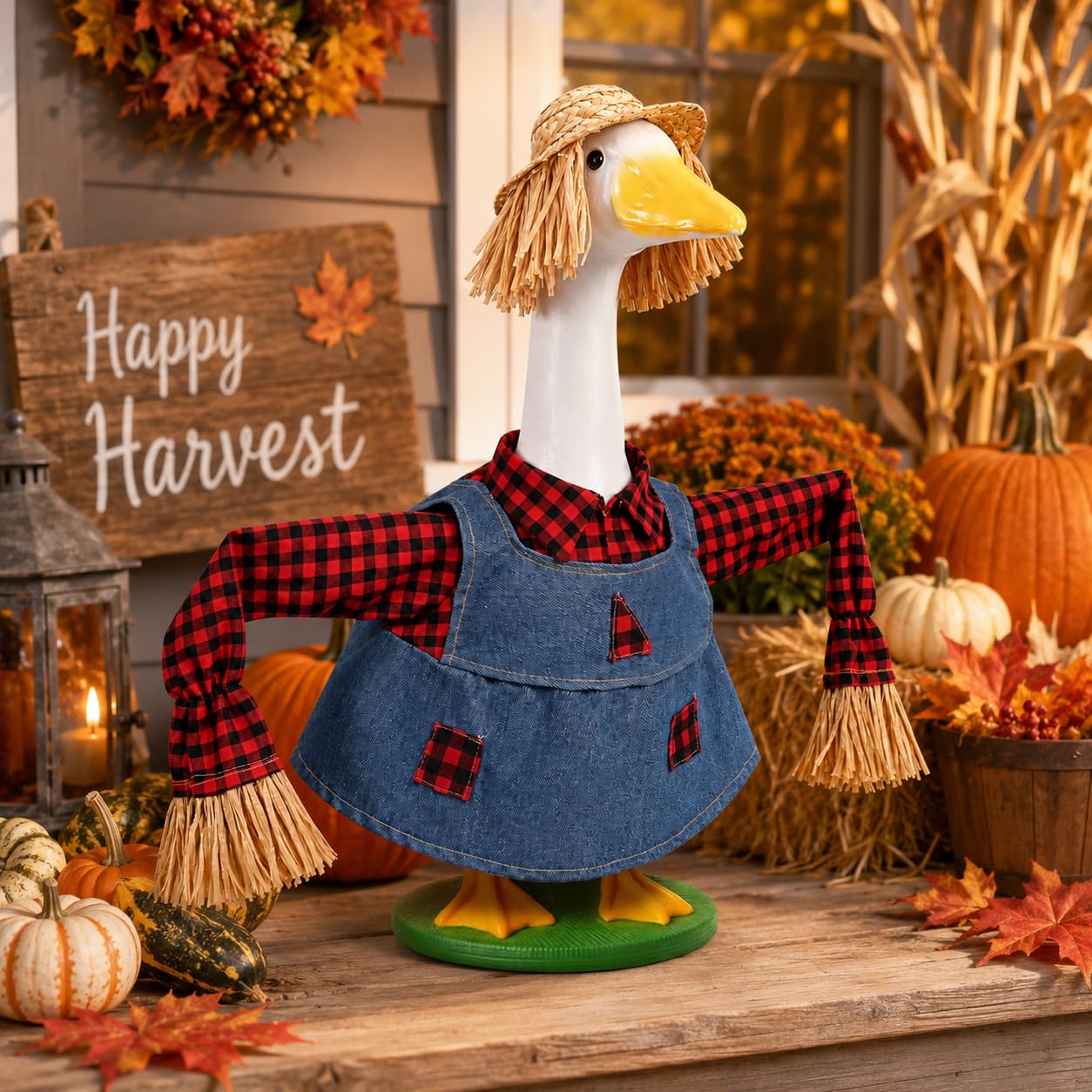 GANSHAYA Fall Porch Goose Outfit packaging showing contents