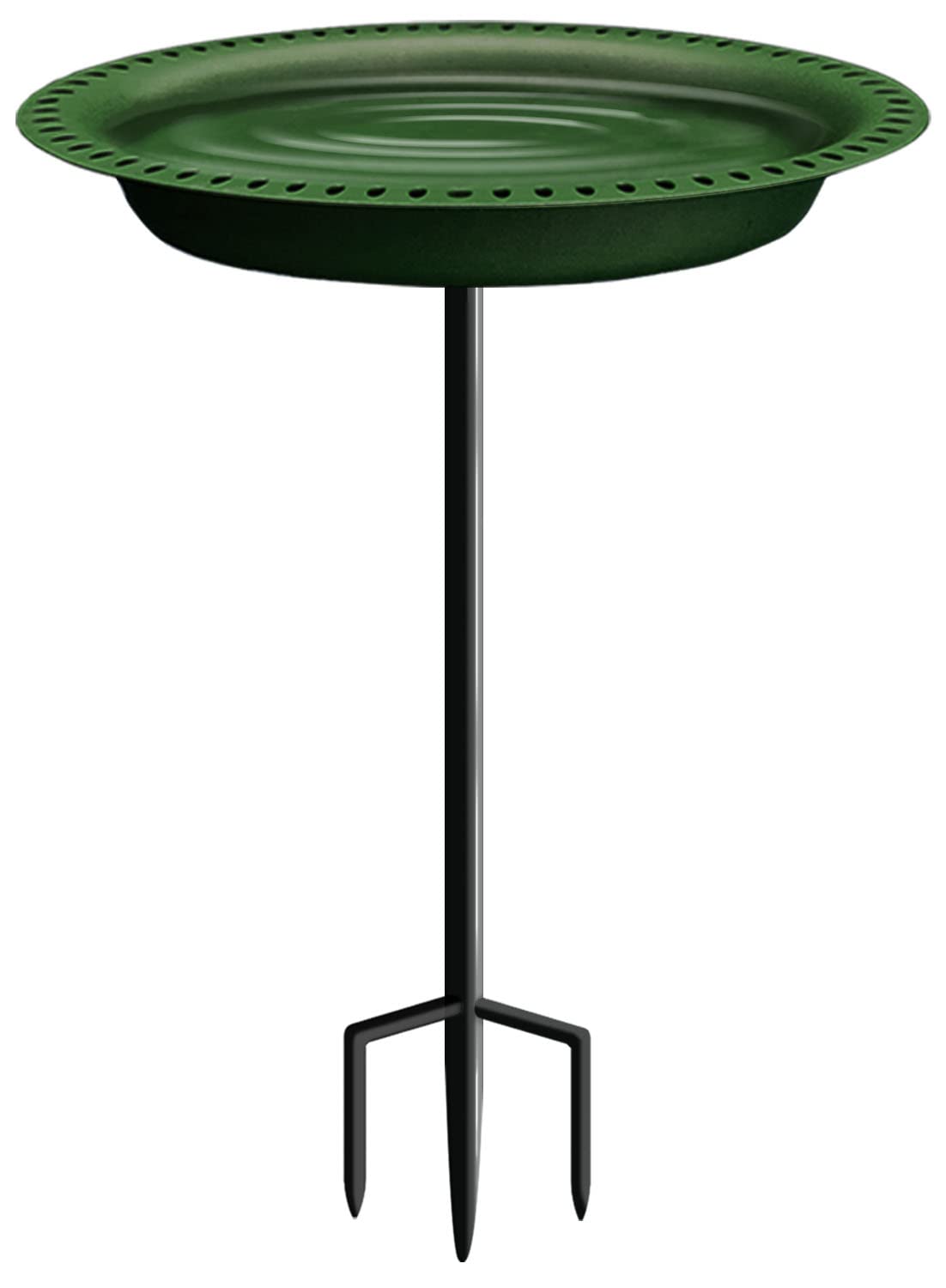 Garbuildman Extra-Large Birdbath Green front view