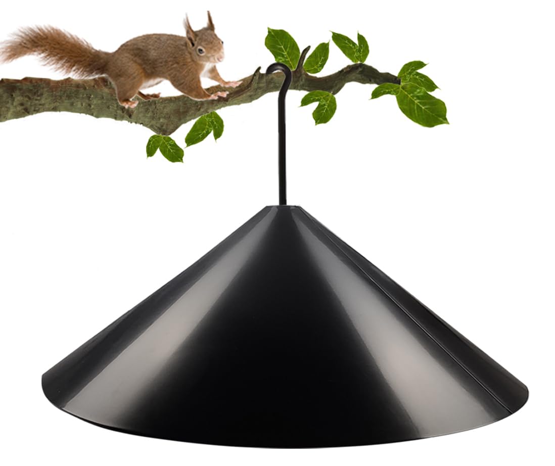 Garbuildman Squirrel Baffle front view, black color with glossy finish