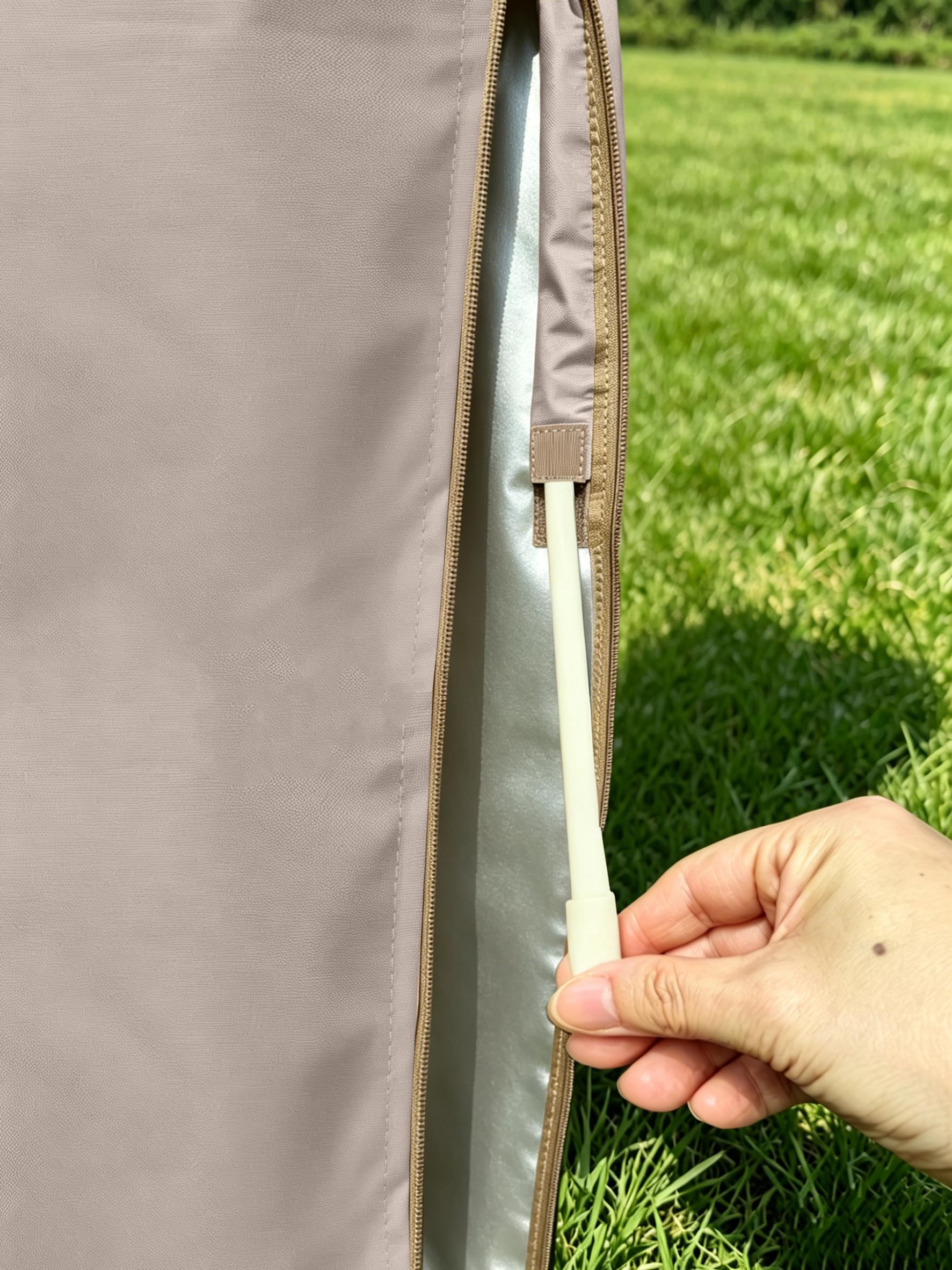 Garden Balsam Patio Umbrella Cover on 10FT offset umbrella