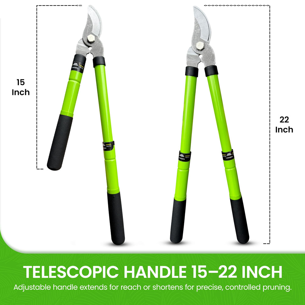 Garden Guru Loppers showing comfortable non-slip handles