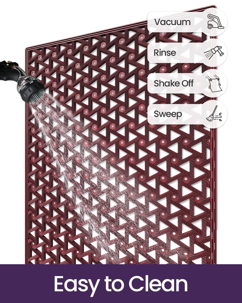 Garden hose cleaning DEXI doormat