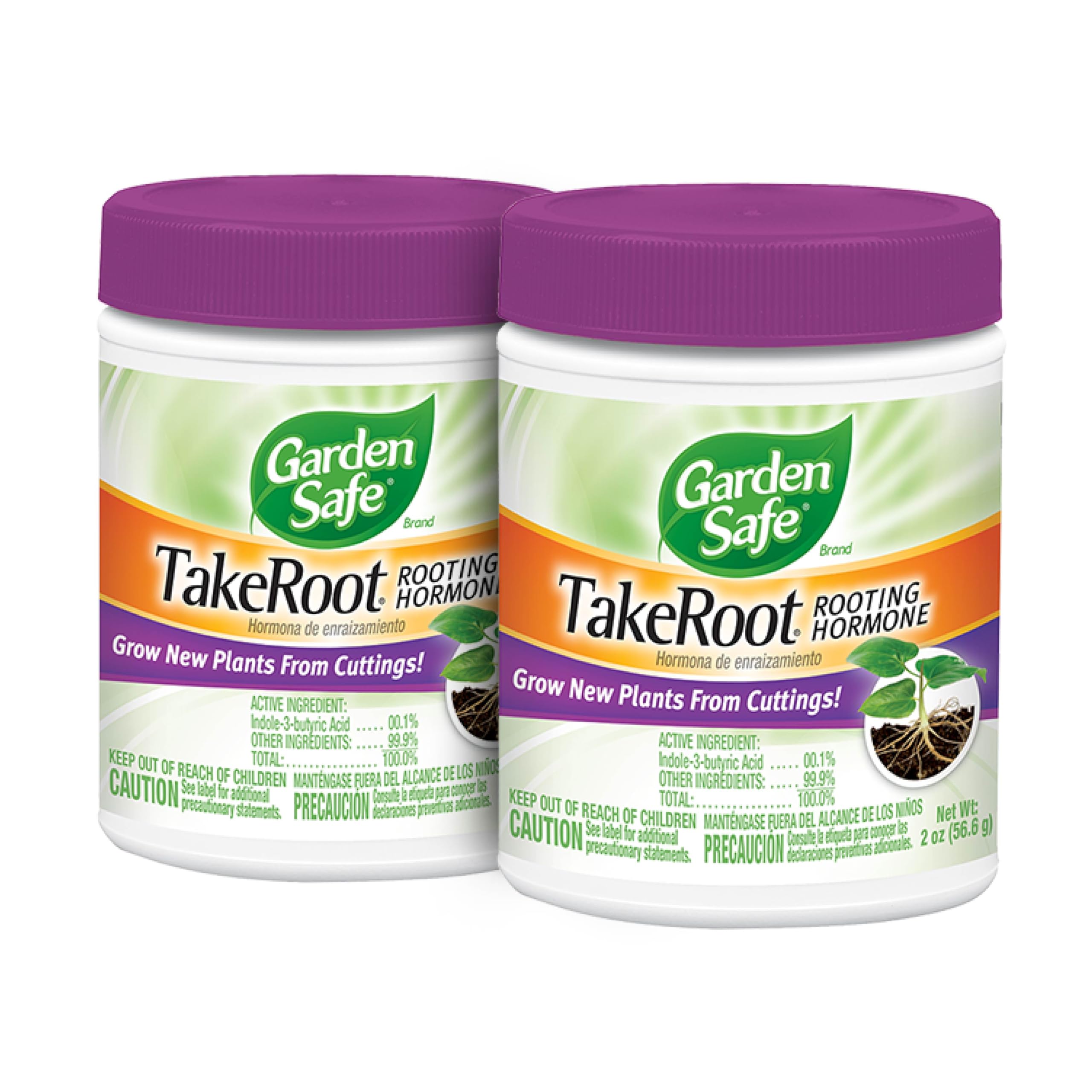 Garden Safe TakeRoot Rooting Hormone 2 oz powder front view