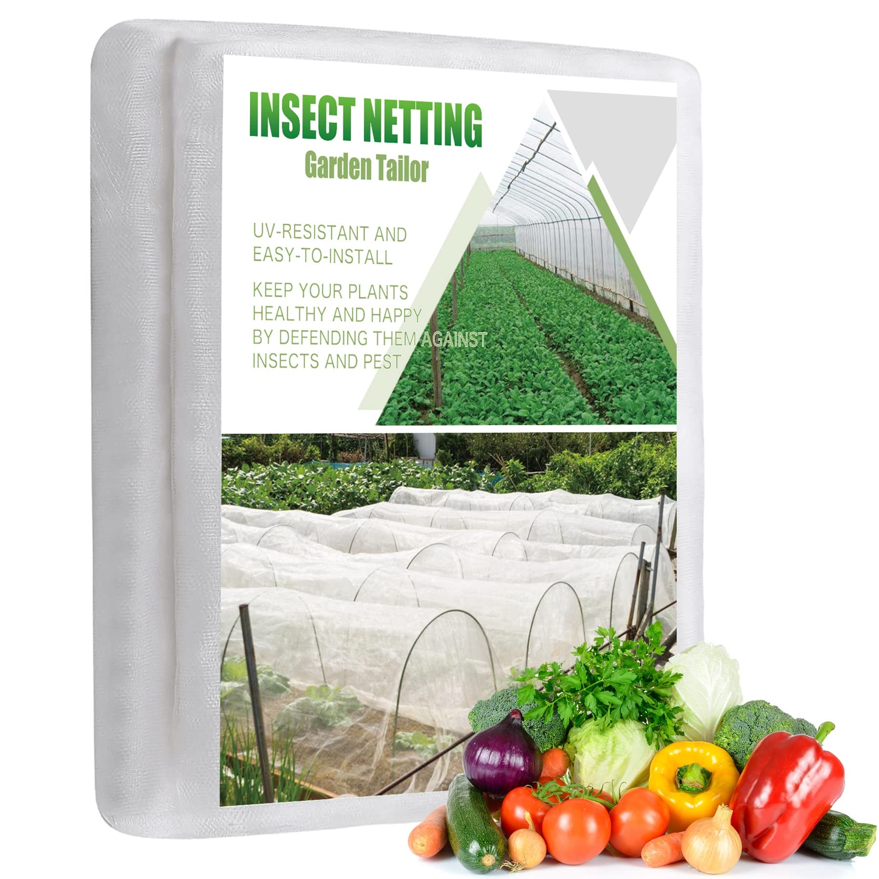 Garden Tailor netting showing UV-resistant material
