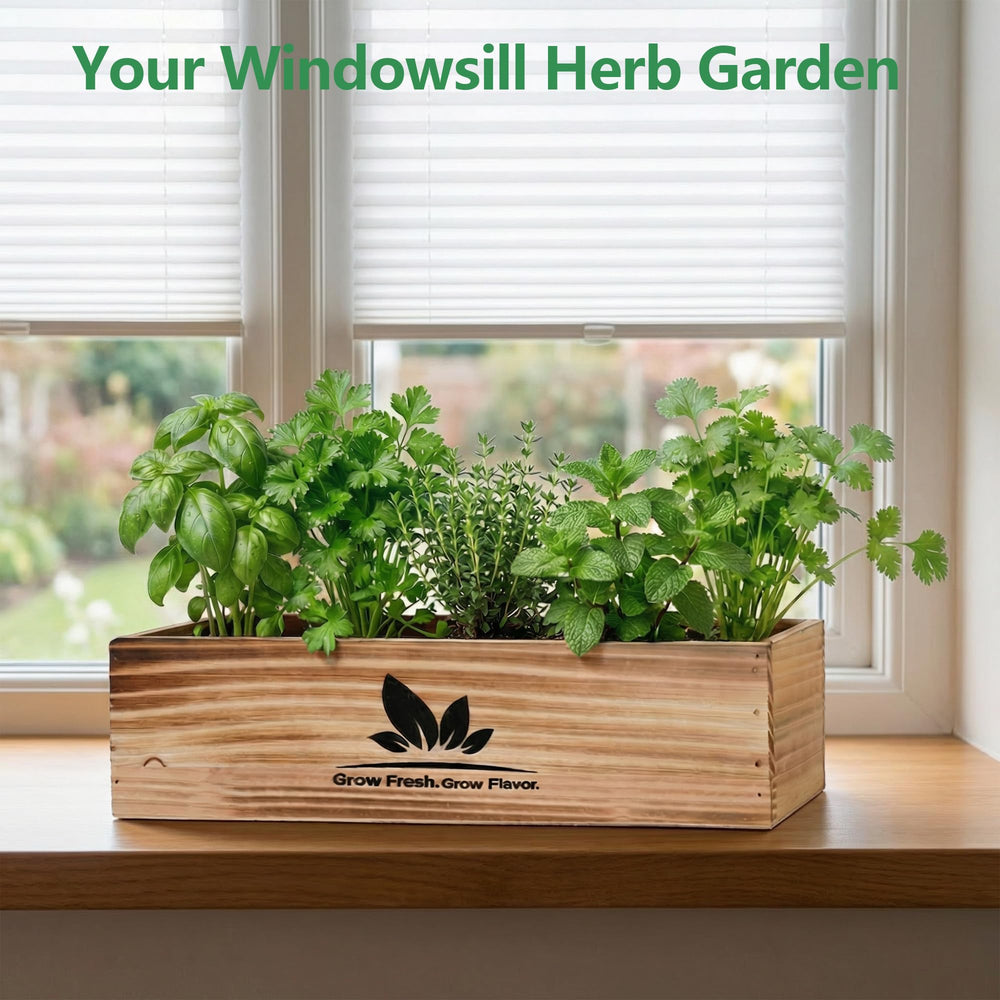 Garden tools included in the herb garden kit