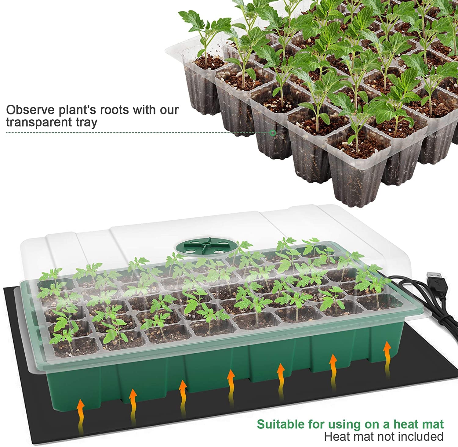 Garden tools included with MIXC Seed Starter Tray