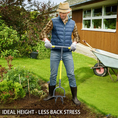 Garden Twist Tiller with ergonomic handle for easy soil cultivation