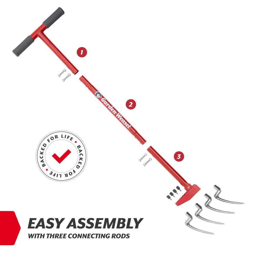 GARDEN WEASEL Claw Pro Hand Cultivator footplate close-up
