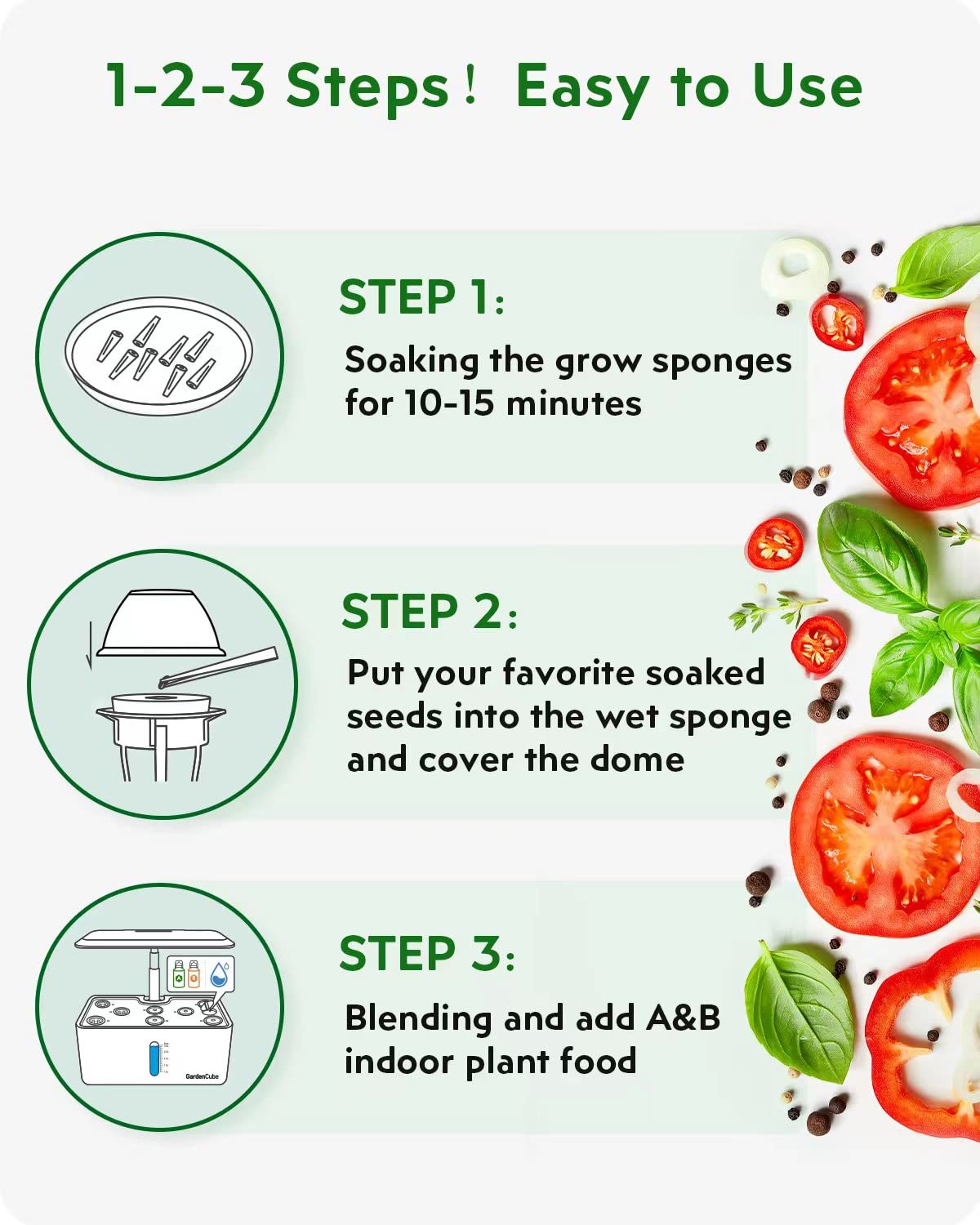 GARDENCUBE Hydroponics Pods Kit in packaging