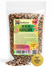 Gardenera 10-10-10 All-Purpose Fertilizer 4 Quarts front view
