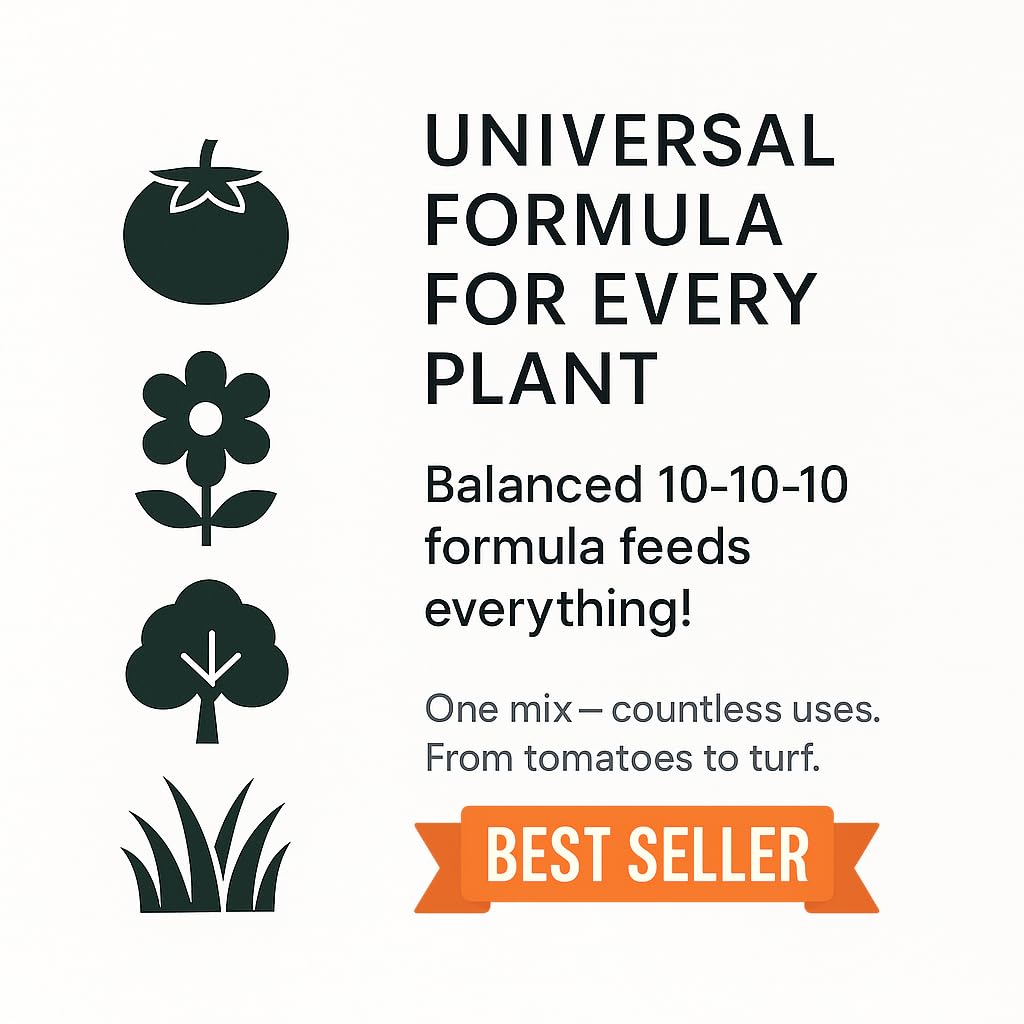 Gardenera 10-10-10 Plant Fertilizer resealable bag