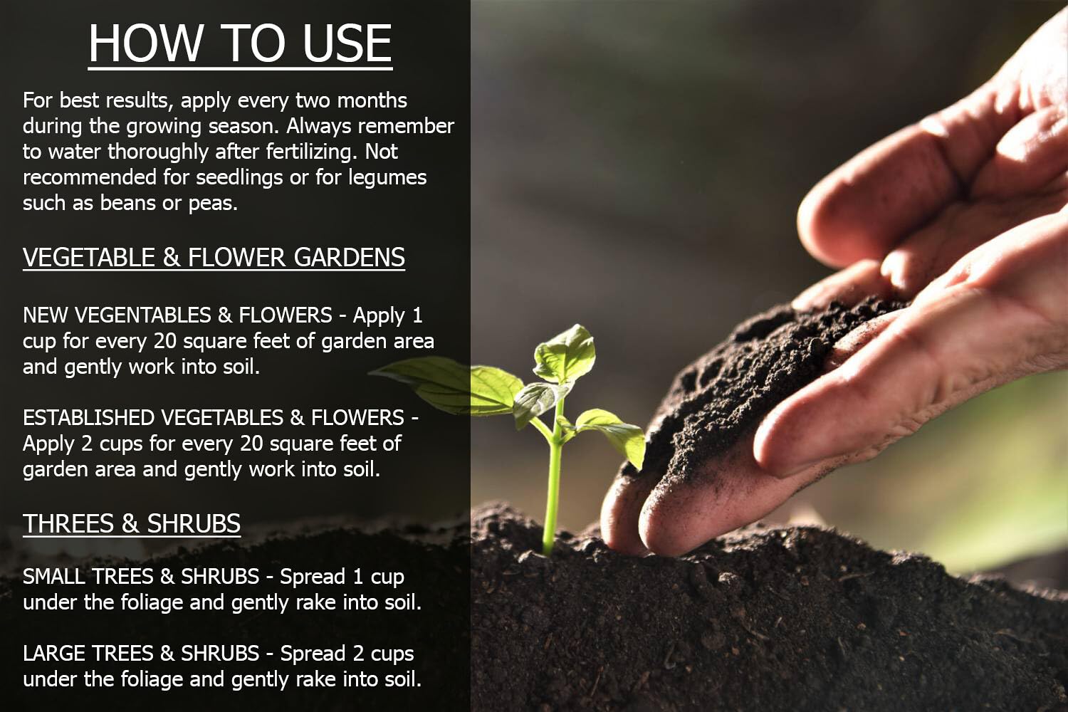 Gardenera Organic Blood Meal Fertilizer bag in a gardening shed