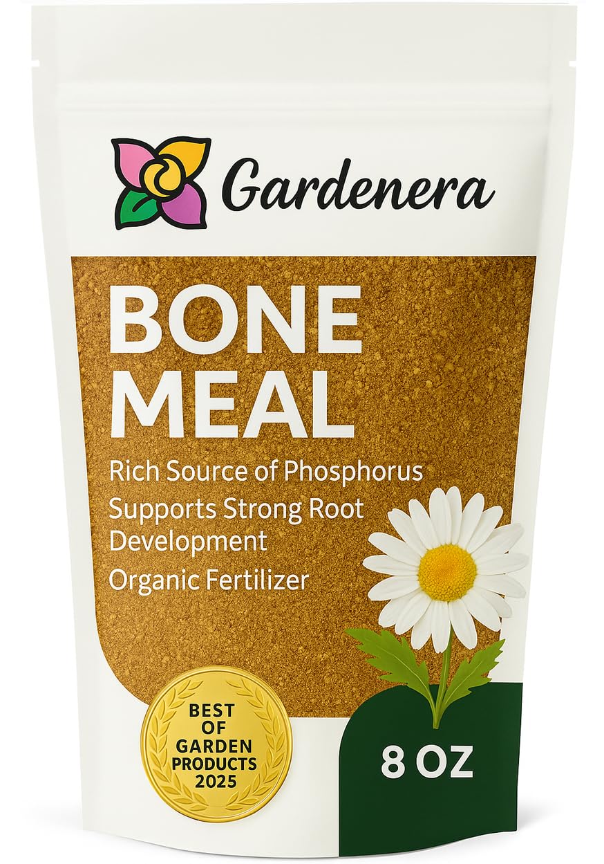 Gardenera Organic Bone Meal Fertilizer 8 OZ front view