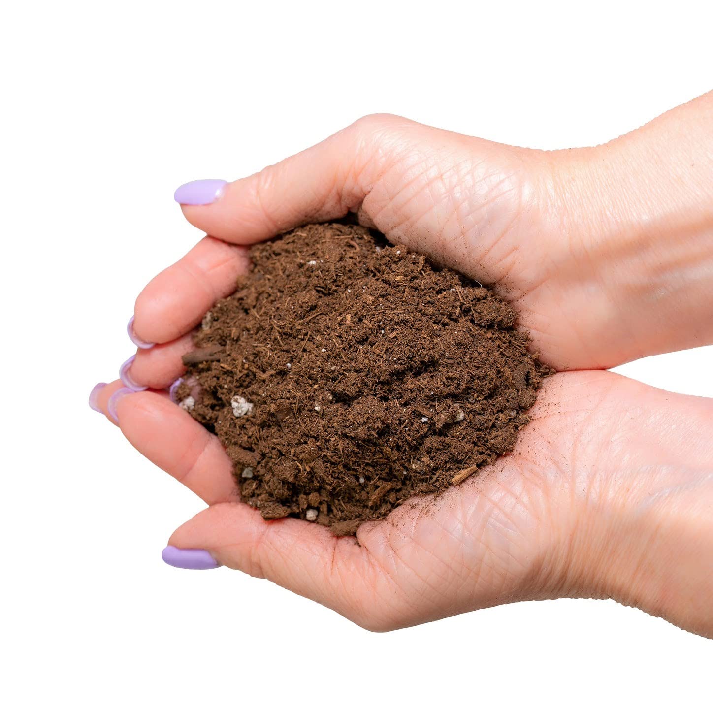 Gardenera soil mix showing texture and composition