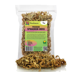 Gardenera Sphagnum Moss 1 Quart Bag front view