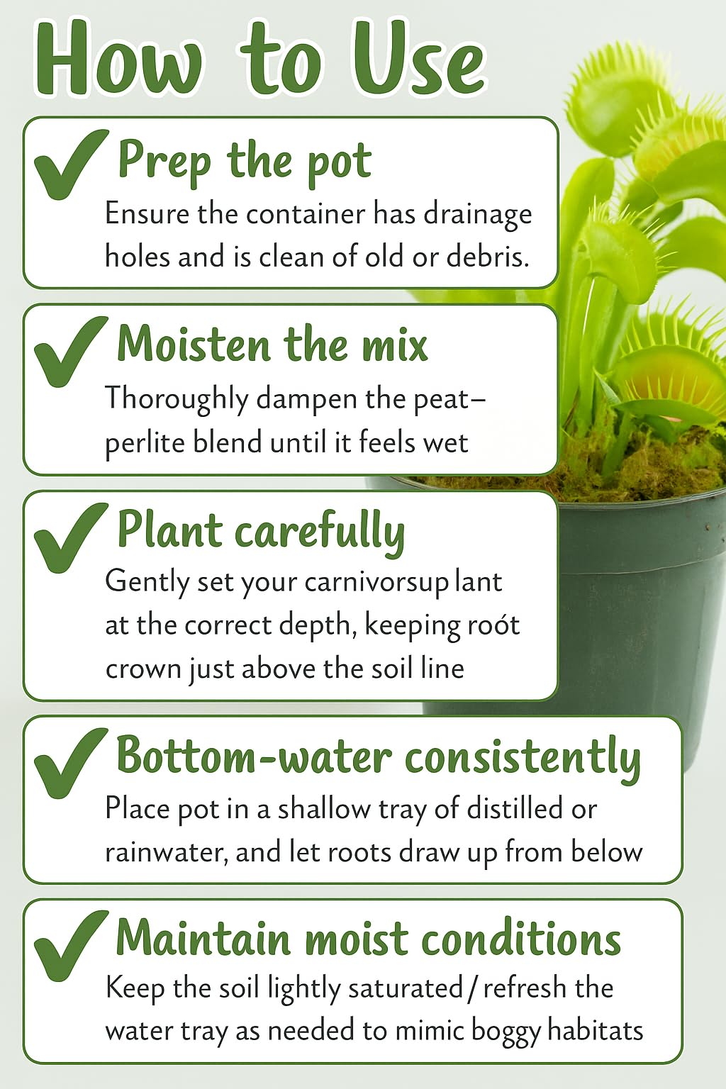 Gardenera Sphagnum Moss Potting Mix used in terrarium