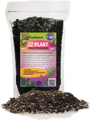Gardenera ZZ Plant Potting Mix 1 Quart bag front view