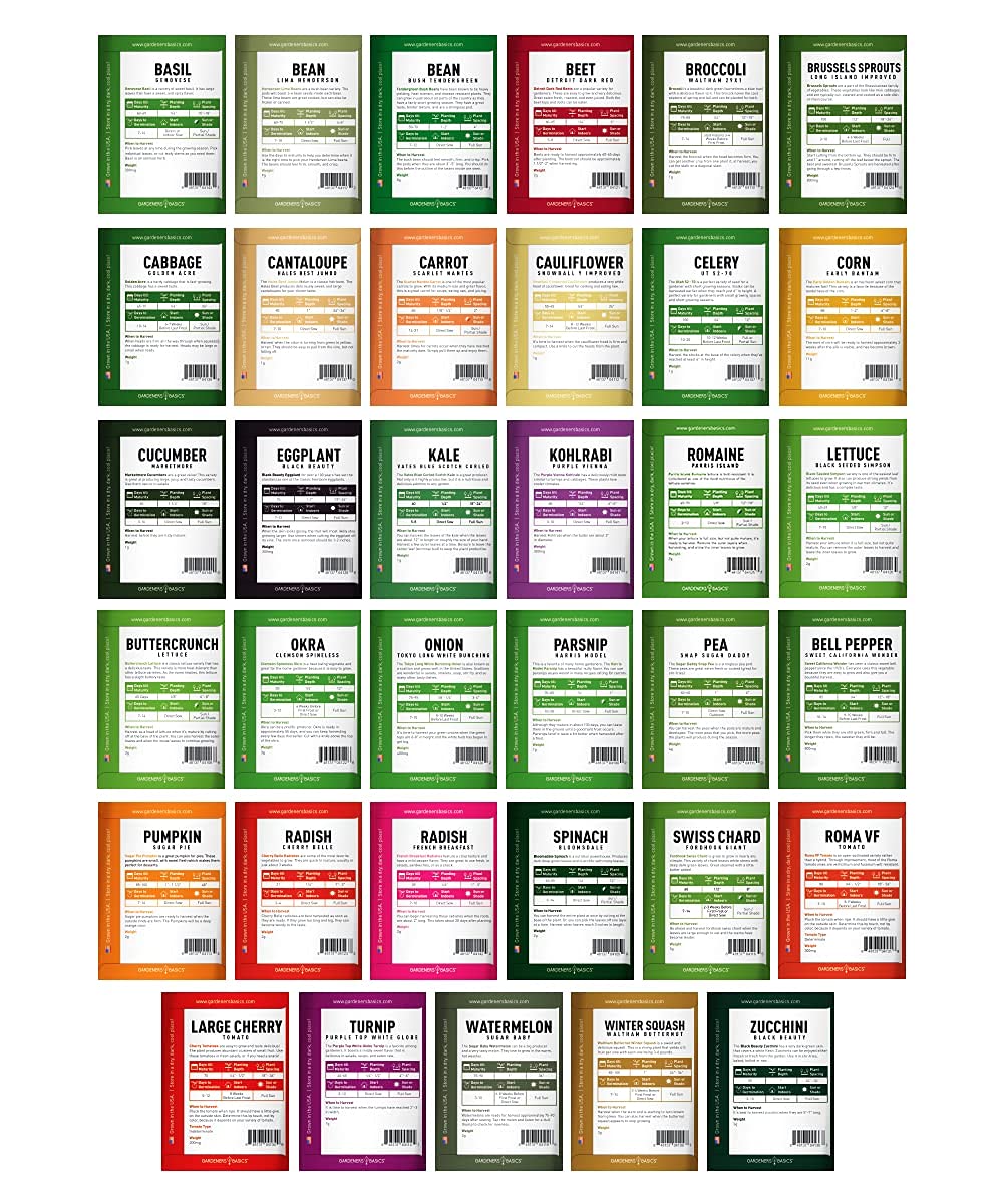 Gardeners Basics seed vault kit with plant markers