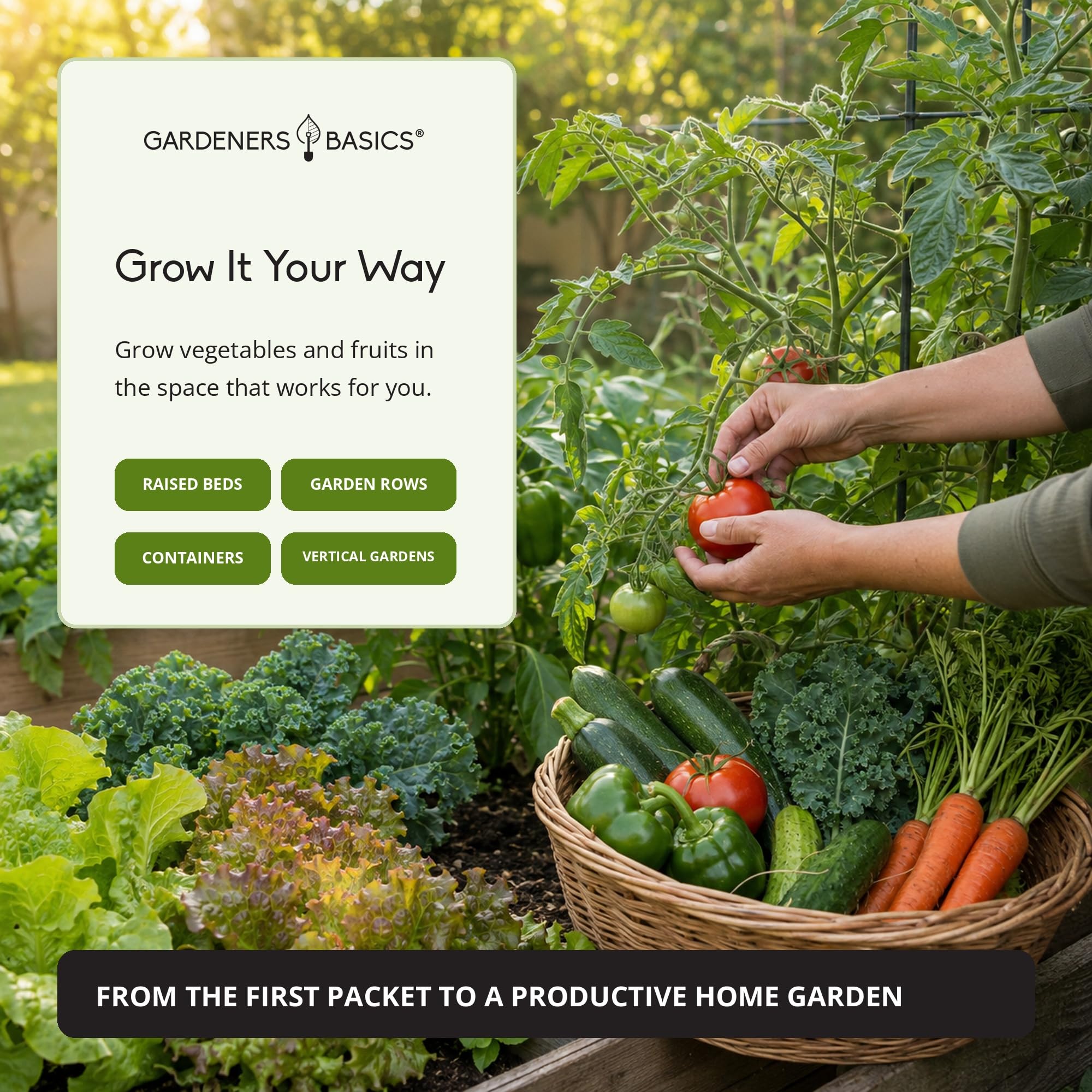 Gardeners Basics Survival Seed Vault Kit displayed outdoors