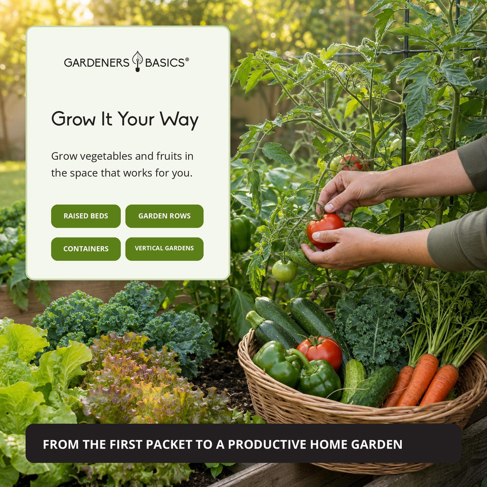 Gardeners Basics Survival Seed Vault Kit displayed outdoors