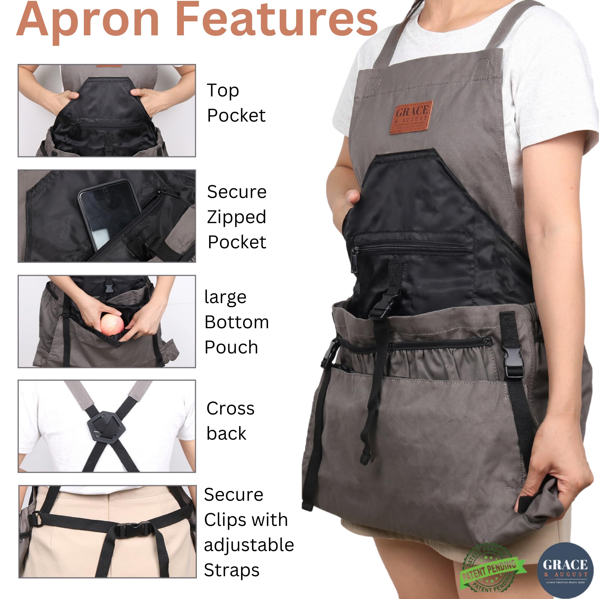 Gardening Apron displayed in gift box