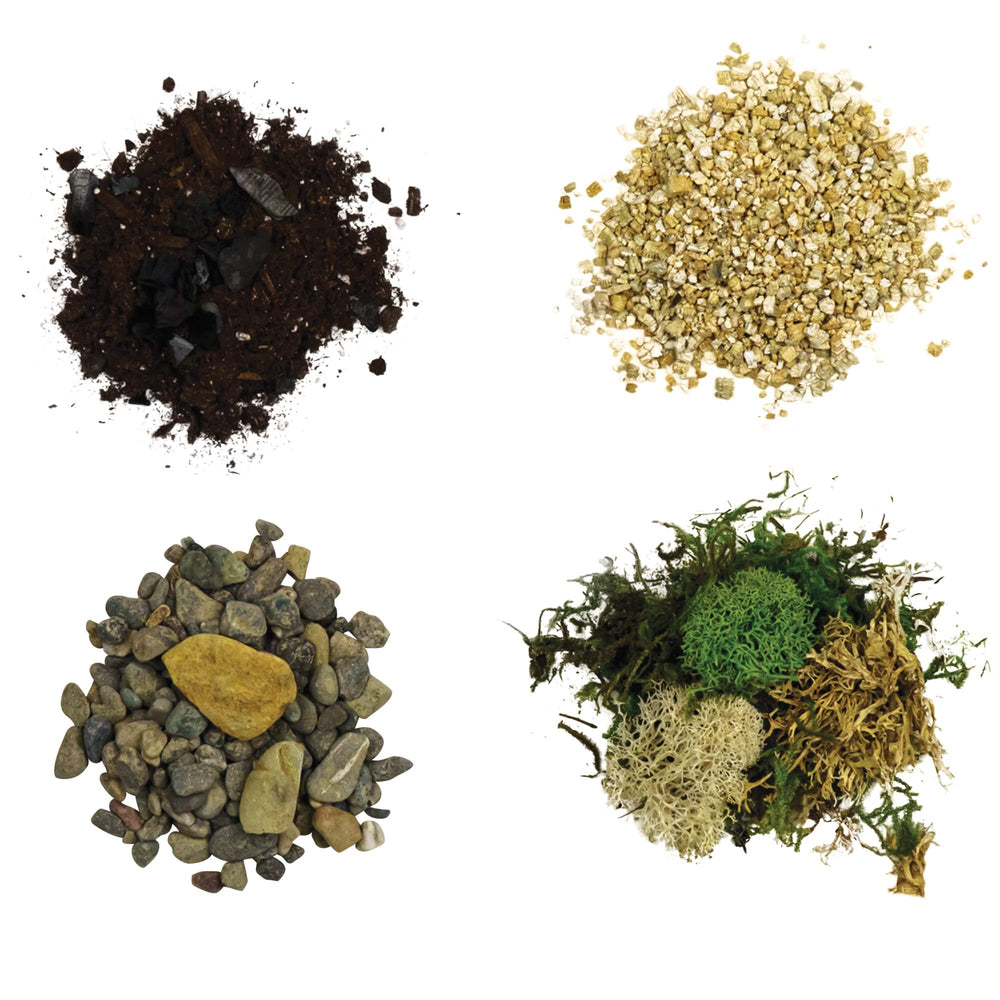Gardening tools from the Cute Farms Terrarium Starter Kit