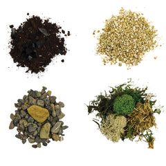 Gardening tools from the Cute Farms Terrarium Starter Kit
