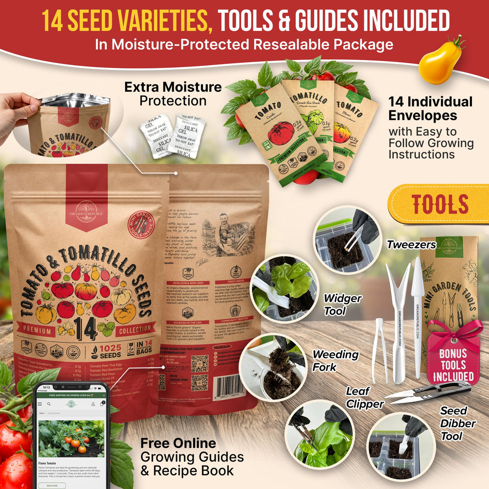 Gardening tools included in Organo Republic seed kit