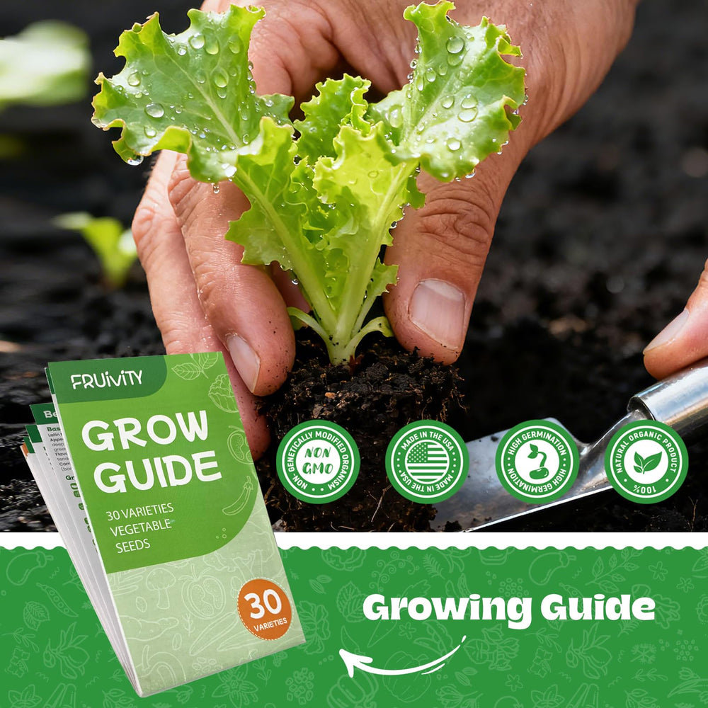 Gardening tools included with Fruivity Heirloom Seeds kit