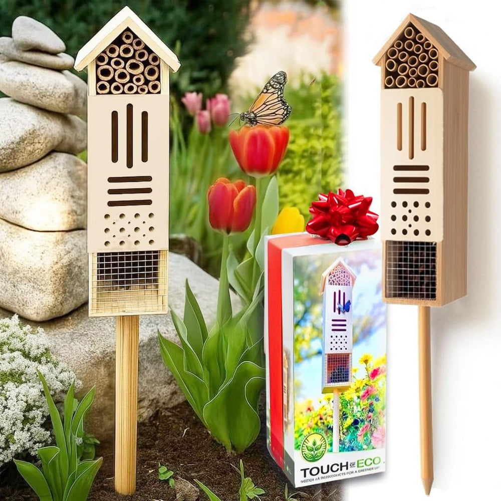 GardeningProducts4Less wooden insect house front view
